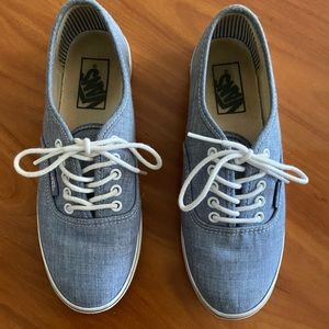 Vans Chambray Authentic ERA in Light Denim Size US Men 5.5/US Women 7